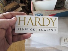 new hardy alnwick fishing tackle sticker label large