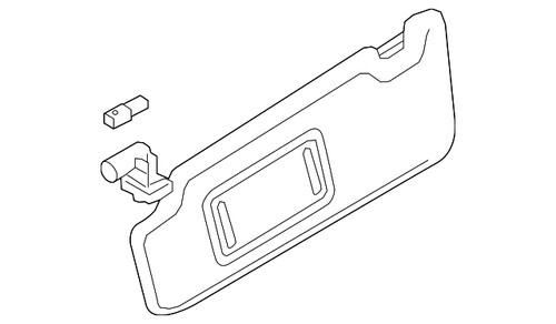 Genuine audi sun - audi, visor