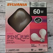 Sylvania Soft Pink Light Bulb