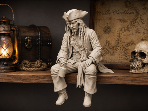 Captain jack sparrow shelf - sparrow,