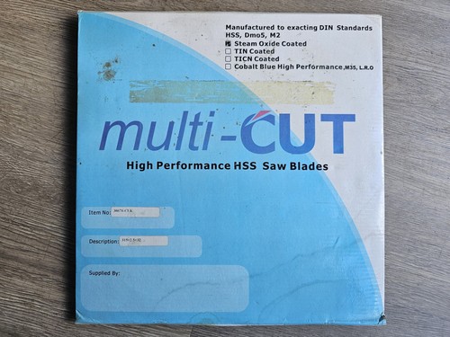 Multi cut cold saw - saw, blade