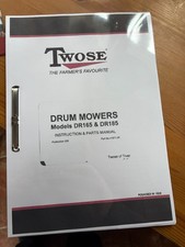Twose Drum Mowers Models DR165