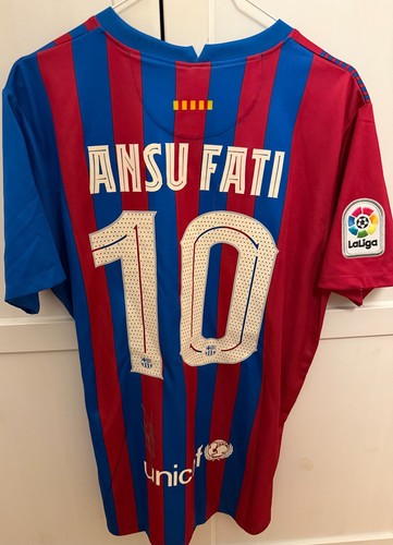 Barcelona ansu fati signed - barcelona,