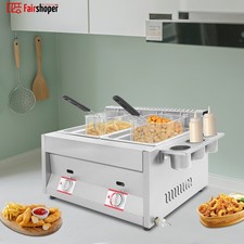 2X 6L Commercial LPG Gas Fryer