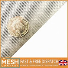 The Mesh Company 0.5mm Round Hole Perforated Steel Sheet 1mm Pitch x 0.5mm Thick