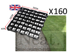 160 Grids( 40m2) Gravel/Grass