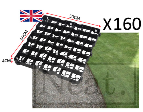 160 grids gravel grass - 160, gravel/grass