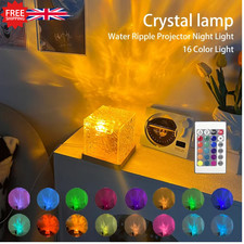 Remote Aurora Projector Lamp Cube Northern Lights Dynamic Water Wave Light UK