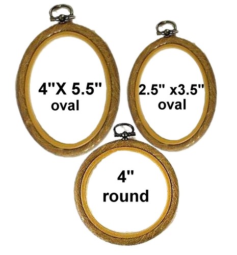 Flexi hoop woodgrain - hoop, round
