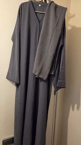 Grey abaya one size - lengh, 58
