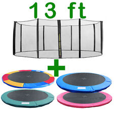 13FT Trampoline Replacement Safety Net Padding Spring Cover Pad Enclosure