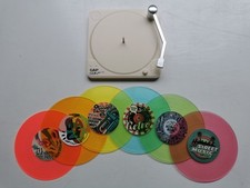 Set Of 6 Transparent Vinyl