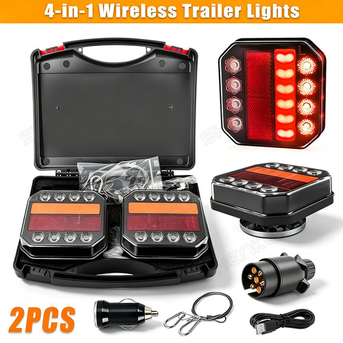Wireless led trailer lights - trailer,