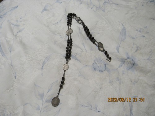 Vtg old black wooden - vtg,