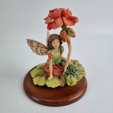 Flower Fairies The Geranium Fairy Figurine 1999 Cicely Mary Barker Frederick