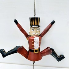 Jumping Jack Nutcracker Christmas Decoration by Heaven Sends
