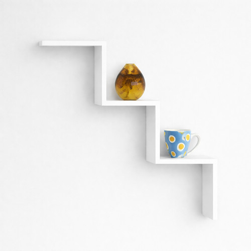 Wooden zig zag floating - zag,