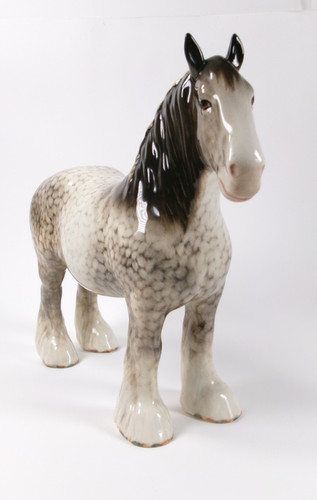 Beswick rocking horse grey - beswick,