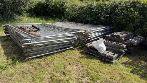 Mixed lot galvanised steel - lot,
