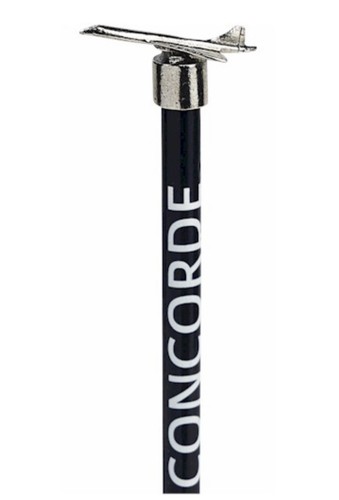 Concorde pewter pencil topper - concorde,
