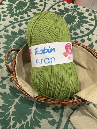 Robin aran 400g green ball - green,