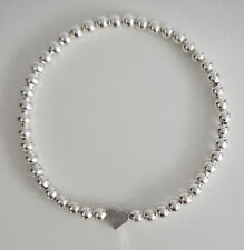 Silver Plated Bead Bracelet