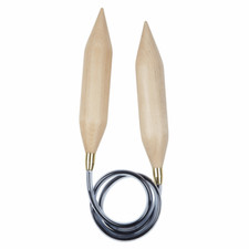 KnitPro Jumbo Birch: Knitting