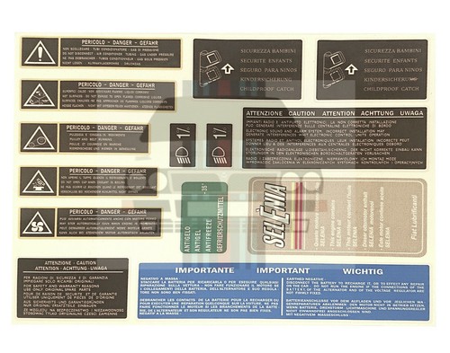Under bonnet decal - under,