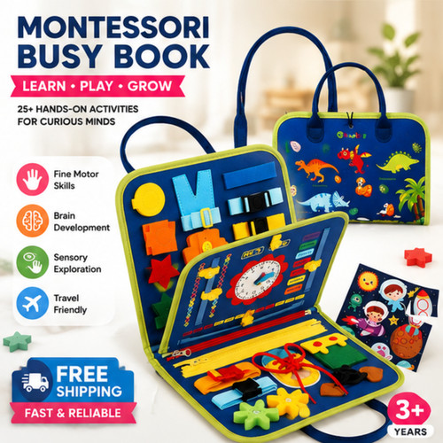 Montessori busy book - montessori,