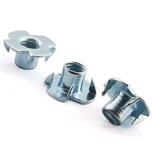 Threaded nuts four - nuts, pronged
