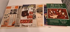BULOVA WRISTWATCH VINTAGE ADVERTS
