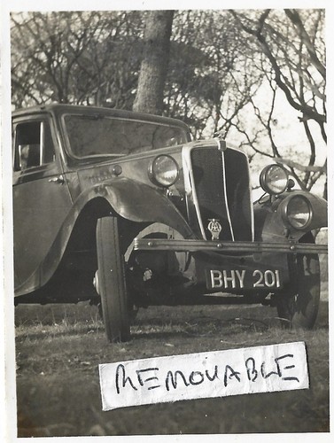 Vintage old photo morris eight - old,