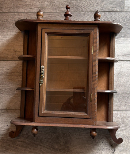 Vintage small cabinet wood - vintage,