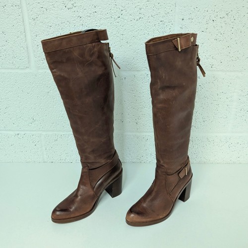 Topshop leather knee - leather,