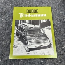 1972 Dodge Tradesman Work Conversion VAN Brochure/Catalog 72 Mopar Truck