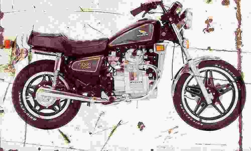 Honda cx500c 1981 aged - honda,