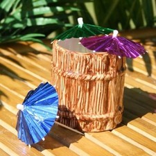 144x Foil Cocktail Umbrella Parasol Party Tropical Drinks Bar Mixed Colours
