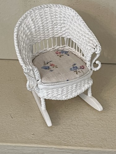 Dolls house vintage wicker - house,