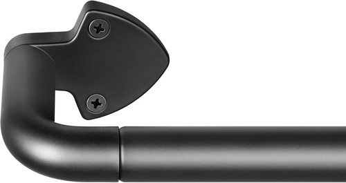 Black curtain poles - curtain,