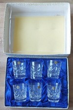 Bohemia Crystal Whisky Glasses