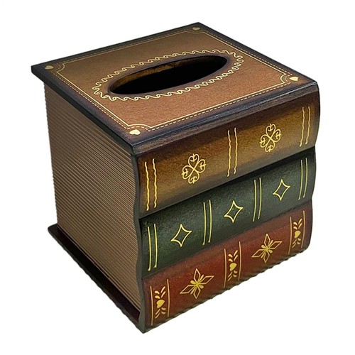 Vintage wooden tissue box - vintage,