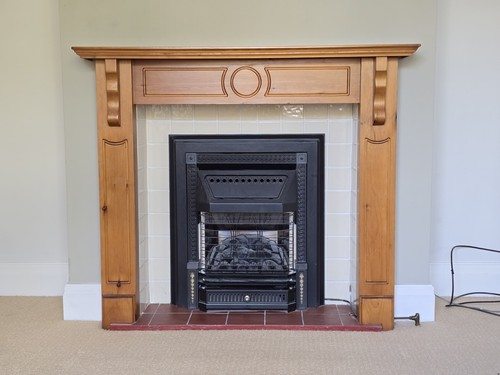 Pine wooden decorative fire - pine,