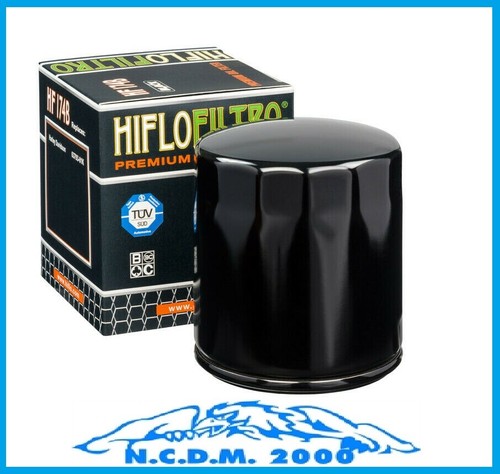 Hf174b oil filter - black, harley