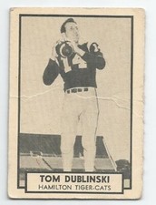 1962 TOPPS CFL TOM DUBLINSKI