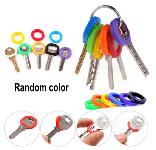 10x coloured key top - key,
