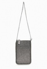 ZARA STUDDED MOBILE PHONE BAG