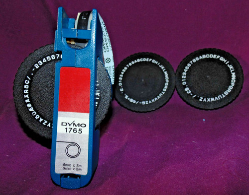Vintage dymo tape embossing - dymo,