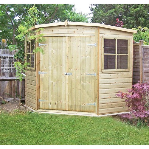 8x8 corner house shed - 8x8,