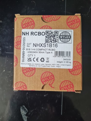 Wylex nhxs1b16 16amp - nhxs1b16, type