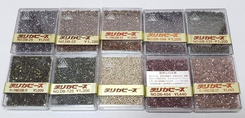 Miyuki delica beads 20g lot - delica,